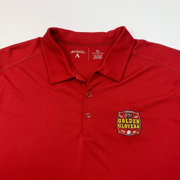 Arizona Diamondbacks Golden Glovers Polo Shirt Mens XL Extra Large Red Antigua - Picture 4 of 11